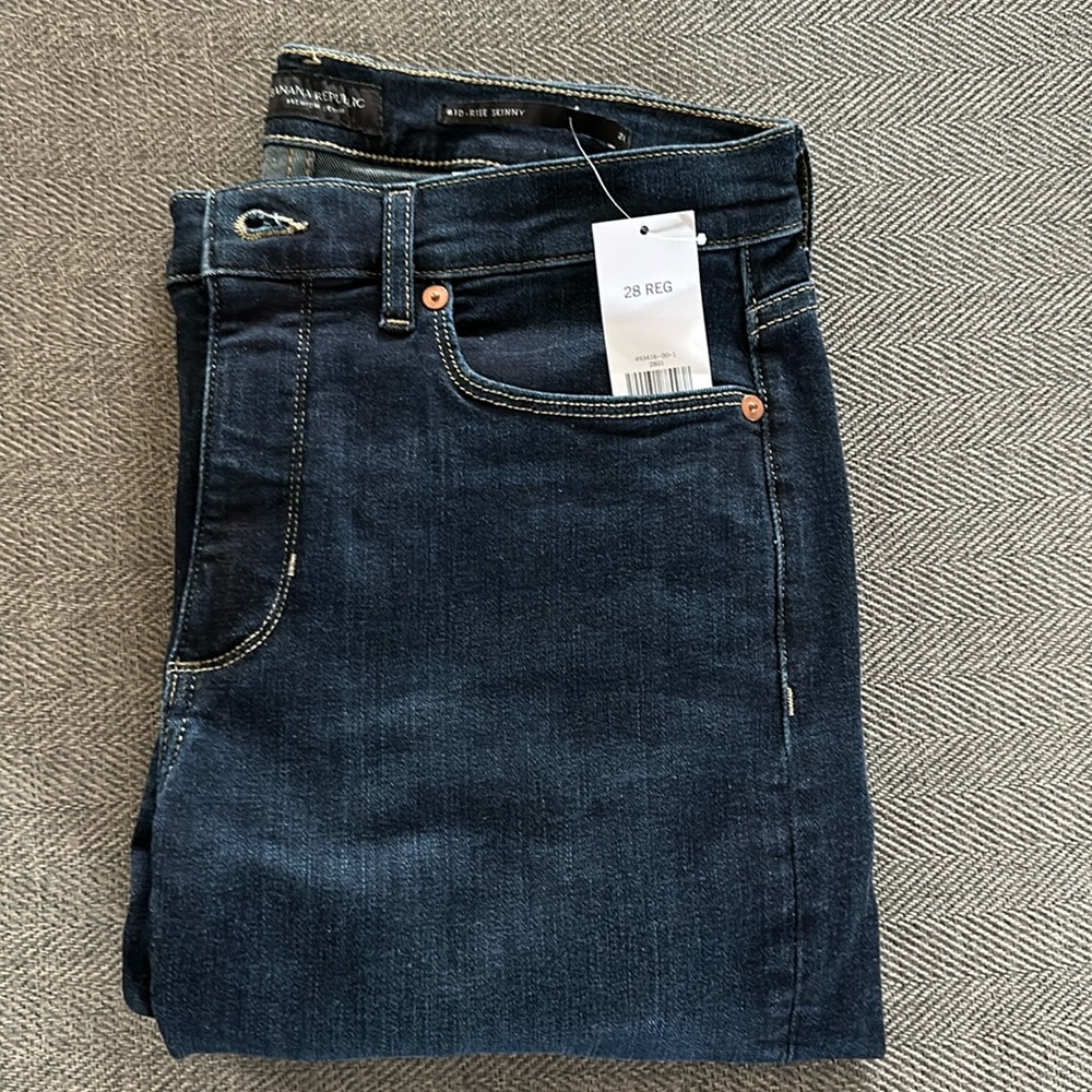 Banana Republic mid-rise skinny jeans